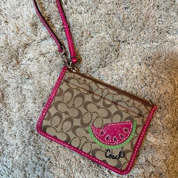 COACH Watermelon Card Wallet - Picture 3 of 4